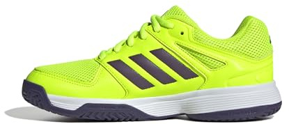adidas Unisex Kinder Speedcourt Indoor Shoes Kids, Lucid Lemon/Aurora met./Aurora Plum, 33 EU