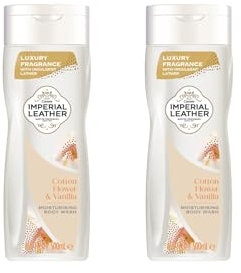 Imperial Leather Body Wash 500ml - Cotton Flower & Vanilla - A Pampering Body Wash For A Luxurious And Nourishing Clean, With Cotton Fllower - Size: 500ml (Approx.)* Pack Of 2