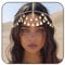 Fashband Gold Sequin Head Chain Snake Pendant Hairband Festival Party Hair Accessories for Women