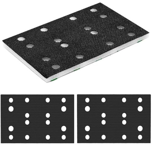 GIONAR 2Pcs Soft Sponge Interface Pad Compatible with Festool RTS 400/RS 400/RTSC 400, Sanding Pad Replacement, Sponge Sanding Pad Adapter,Pad Saver for Sanders with 1 Protection Pad(80x133mm)