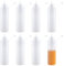 MOUYAT 8 PCS 32 oz Plastic Sauce Bottles, 1000ml Large Plastic Squeeze Bottles with Nozzles Refillable Squeeze Condiment Bottle with Measurements for Sauces Ketchup Salad
