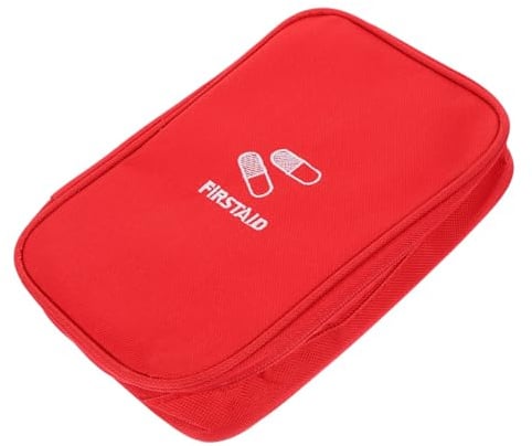 Tofficu Medizinbeutel Waschbar mit Reißverschluss Outdoor aus Oxford Stoff Tragbarer als Praktischer Medikamenten Organizer für Reisen oder Schule