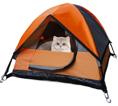 Hobngmuc Winziges Zelt Für Katzen, Kleine Hundezelte Für Draußen, Tragbarer Katzenzwinger, Pet Puppy Kitten Cage Hideaway Zubehör