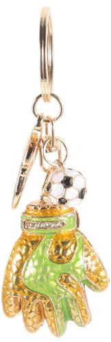 Homoyoyo Fußballtorwarthandschuhform Schlüsselanhänger Auto Schlüsselkette Rucksack Anhänger Taschenring Schlüsselhaken Dekorative Kette Handtaschen Anhänger Gepäckring Ornament