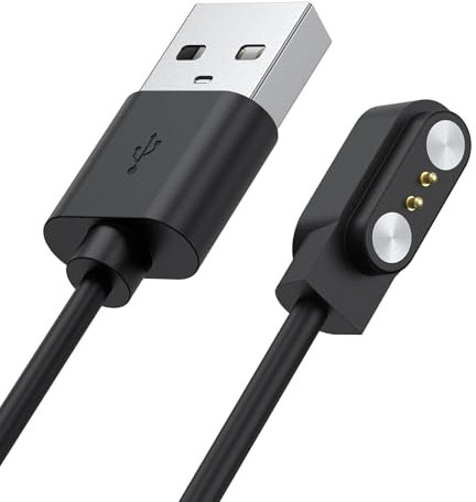 Oumida Ladegerät für Skg Letsfit Cubitt Yamay Willful Fitpolo Tozo Wyze Umidigi Blackview Ladekabel, 100Cm/3.3Ft Magnetisches USB Kabel für midigi Uwatch 3S 3 2 2S Urun Smartwatch Zubehör (Schwarz)