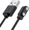 Oumida Ladegerät für Skg Letsfit Cubitt Yamay Willful Fitpolo Tozo Wyze Umidigi Blackview Ladekabel, 100Cm/3.3Ft Magnetisches USB Kabel für midigi Uwatch 3S 3 2 2S Urun Smartwatch Zubehör (Schwarz)