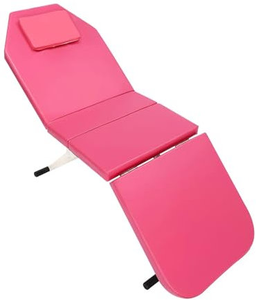 NSTVVEE Table de Massage Portable, imperméable et résistante à l'huile, Pliable, avec Coussinets antidérapants (Rose, Taille Unique)