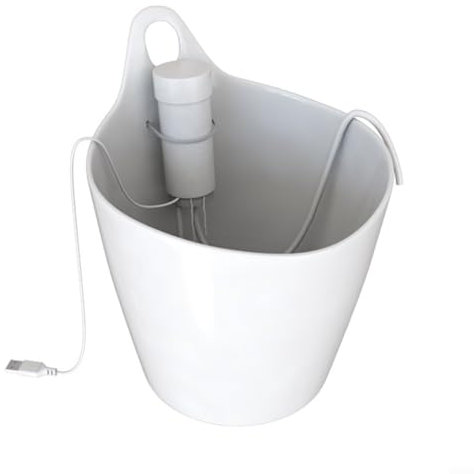 EXTRWORY Bomba de drenaje de aire acondicionado USB, extracción automática de agua para unidades centrales de CA 1-3P, 5 V, funcionamiento silencioso, 1 W, eficiencia energética, color blanco (3