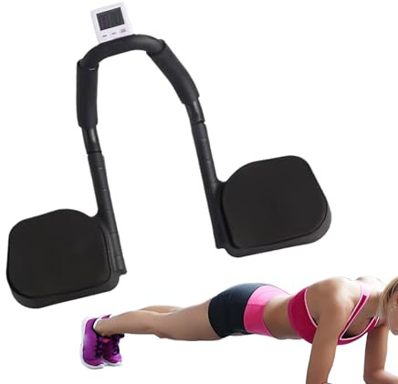 Bauchmuskeltrainer für Damen, Fitnessgerät mit Timer – Rumpf-Trainingsgerät – für Planken-Push-Up-Muskeltraining, Zuhause, Fitnessstudio, Wohnung, Fitness