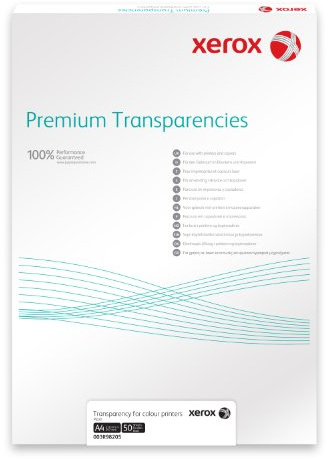 Xerox 003R98202 Pack of 100 Clear Plastic A4 Sheet for Laser and Colour Laser Printers (German Import)