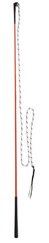 AMKA Kontaktstock mit Seil für Bodenarbeit, 120 cm-Reitstick Bodenarbeit Stock Carrot Stick Horsemanstick für Parelli Arbeit, Natural Horsemanship Karottenstecken Pferdestick