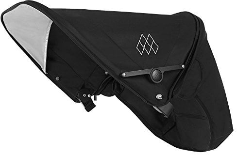 Maclaren Triumph Hood - Ausziehbare UPF50 + / wasserdichte Kapuze für Triumph Buggys. Erhältlich in Schwarz / Kohle PM1Y050032, Black