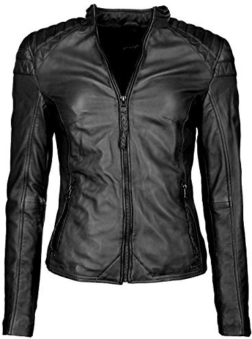 MAZE Damen Lederjacke Brightwater Black L