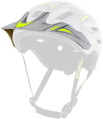 O'NEAL | Mountainbike-Helm-Ersatzteile | MTB Enduro Mountainbike | Ersatzschirm Defender Helm Tribal | Helmet Defender Tribal | Gelb Grau | One Size