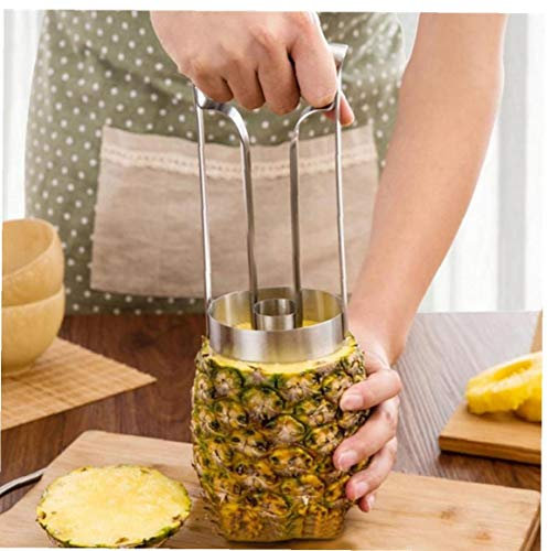 Zonfer Ananas-schneidmaschine-Maschine Edelstahl-ausstecher Cutter Parer Haushalt Gadget