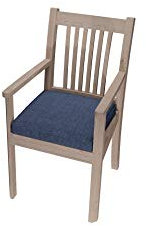 chilly pilley Stuhlkissen Gartenkissen Gartenstühle Stuhlauflage Stuhlpolster Sitzkissen Abnembar Bezug Mit Reißverschluss Auflage Set Garten Kissen (45x45x5, Blau)