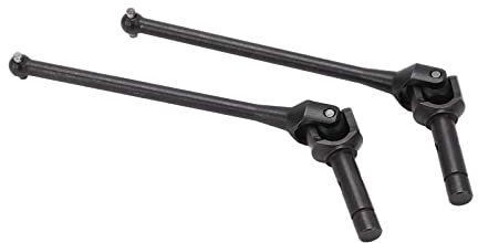 Entatial RC Metallantriebswelle, 2 Stück 95mm Schwarz Stahl 1/8 Climbing Car Front CVD, für Absima Sherpa und Andere 1/8 Kletterfahrzeuge