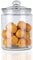 ORNAMI Glass Storage Kitchen Jar with Airtight Lid (1.9L)