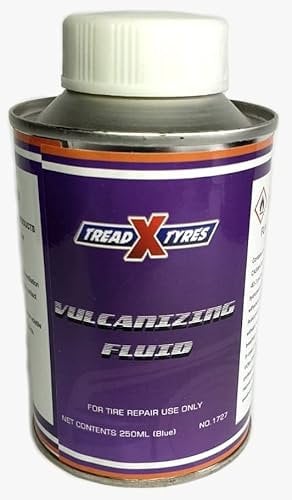 Tread X Tyres Fast Drying Heavy Duty Tyre Repair Vulcanising Cement Fluid Patch Blue Glue 250ml