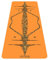 Liforme Year of the Tiger Yogamatte - Freie Yoga-Tasche, patentiertes Ausrichtungssystem, kriegerähnlicher Griff, rutschfest, umweltfreundlich, schweißbeständig, lang, breit und dick für Komfort