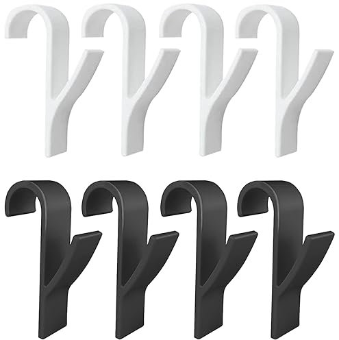 KEUGT 8 pcs Radiator Brackets - Bathroom Radiator Hooks and Hangers for Towels