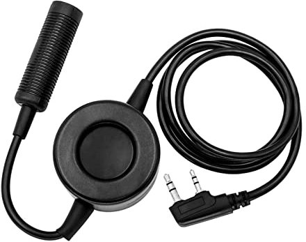CARZE Passt for Tac-Sky Tci Ptt Taktischer Headset Walkie-Talkie-Adapter Ptt Eignet Sich for Taktische Jagdsport -Shooting Headset Walkie-Talkies-Headsets