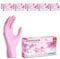 ARNOMED® Gants en nitrile taille S Rose [1000 unités] - Gants à usage unique pour chirurgie & laboratoire - Gants en nitrile sans poudre & sans latex - Moufles en nitrile XS, S, M, L, XL, XXL
