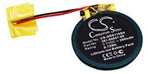 KCDE Replacement Battery for Garmin Approach S1, Approach S3, Approach S4, Forerunner 110, Forerunner 210, Forerunner 210W, Forerunner S1, Forerunner S1W