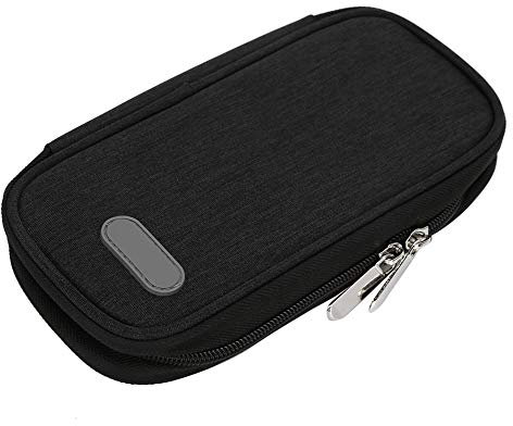 Bolsa Nevera para Insulina, Bolsa Nevera para Diabéticos Bolsa de Almacenamiento de Adrenalina Bolsa Nevera Portátil de Viaje Organizador de Medicamentos(Negro)