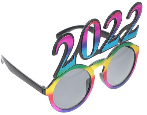 Gadpiparty 2022 Stylingbrille 2022 Partybrille 2022 Lustige Brillen Schöne Partybrille Neuheit Sonnenbrille Party-brille Albern Foto-requisite Für Das Neue Jahr Abschlussfoto Gläser Stk