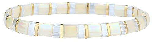 KELITCH Neue Frauen Tila Perlen Armbänder Bunte Freundschaft Stapelbare Stretch Armbänder