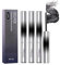 Mascara, Curling Iron Mascara, Borstenlose Mascara, – 3D Curling Wimperneisen Mascara, waschbare extra schlanke Metall-Mascara (Black,3Pcs)