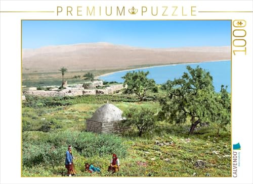Puzzle · Heiliges Land – Magdala – Geburtsort von Maria Magdalene um 1900 | 1000 Teile · Lege-Größe 64 × 48 cm · CALVENDO Puzzle