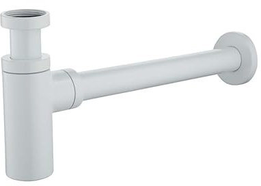 PAINI FRANCE ROBINETTERIE Siphon lavabo Totem version court Blanc - Vidage et siphon