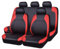 SIEHAM Auto Sitzbezüge Sets, für Hyundai Tucson N-Line NX4 2023 2022 2021 Leder Allwetter Wasserdicht Bequem Sitzkissen Protektoren Zubehör,C