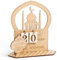 WINAROI Ramadan Kalender aus Holz, Eid Mubarak Kalender, DIY Ramadan Countdown Kalender Holz Ornament Gebet Ramadan Mubarak Deko Ramadan Dekorationen Party Dekor Handwerk Ornament