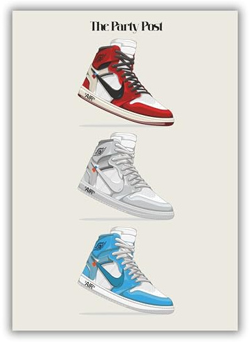 The Party Post Sneaker-Posterdruck (mehrfarbig)