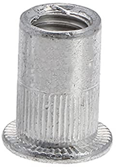 5PCS M10 Stainless Steel Rivet Nut Flat Head Threaded Insert Rivet Nutsert Cap Installaltion Tool