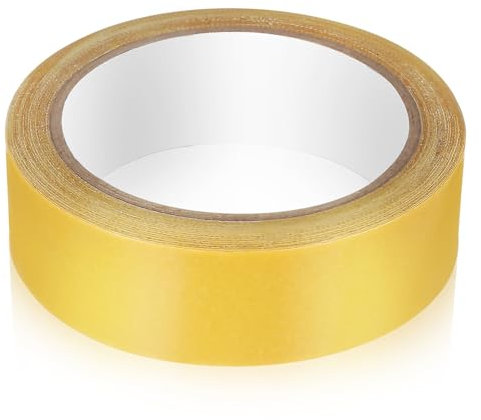 NUOBESTY Doppelseitiges Gewebeband Abnehmbares Gewebeband Robustes Transparentes Klebeband Festes Für Teppiche Vorhänge 1 Rolle