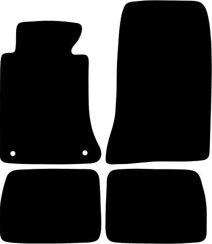 Kovvar Fußmatten passend für Mercedes E-Klasse W124/S124/C124 1985-1996 Passend zur Ausführung: Cabriolet/Limousine/T-Modell | Qualität: Comfort