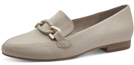 Jana Damen Slipper mit Blockabsatz Vegan, Beige (Beige), 40 EU
