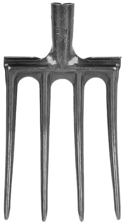 Leapiture Forcone da Scavo da Giardino Forcone da Scavo da Giardino in Acciaio Forcone da Scavo da Giardino Forcone da Scavo da Giardino Forcone da Scavo per Cortile Forcone da (4 Denti)