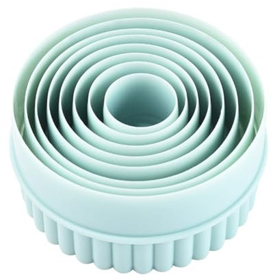 Set di 8 stampi per biscotti in plastica, perfetti per feste di famiglia