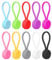 Qiuyan 10 PCS Reusable Magnetic Cable Ties Magnetic Cable Ties Silicone Cable Straps Wire Organizer for Earphone Phone Charger Audio Cable 10 Colors Silicone Cable Clips for Office, School, Home
