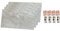 IZODEKOR Wandverkleidung Marmoroptik -4 Pcs 120x60cm- Alternative zu Badfliese/Küchenfliese, Duschwandpaneele, Wandpaneel für Küchenrückwand, Badezimmer, mit 4x Montagekleber - Mars Bubble