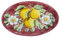 La Maison Unique: Piatto Ovale in Ceramica di Vietri – 30 cm | Decori Tradizionali Costiera Amalfitana 1904250904