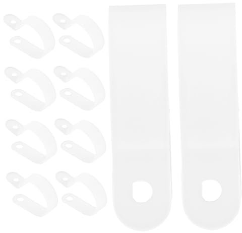 TIDTALEO 20stücke Lichterkettenclips Für Außenbereich Montageclips Für Kabelmanagement Clips Für Koaxialkabel Ethernet-kabelclips Kabelhalter Für Kabel Draht Clip Kabel Klemme