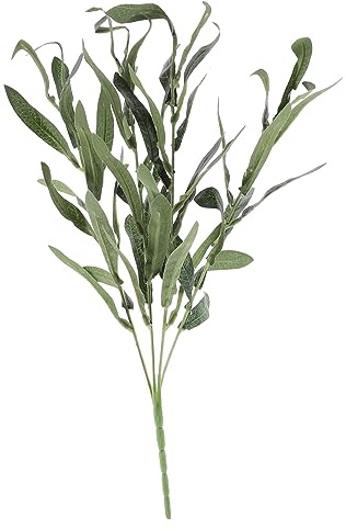 Cabilock 1 pezzo Ramo Ulivo Finto con Foglie Verdi per Decorazioni Floreali per Matrimoni Feste e Casa Facile Manutenzione e Aspetto Foglie Artificiale Simulata