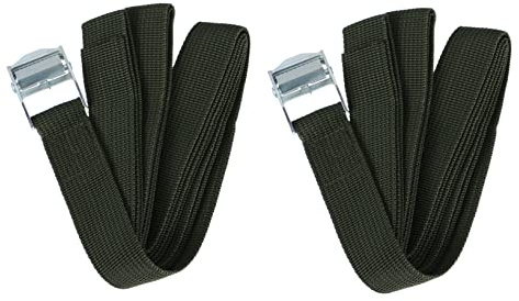 Wildkamera Kamera Sicherungsgurt Polyester Befestigungswerkzeug Schwarz | Feldkamera Gürtel zur Sicherung, Verstellbar zum Bündeln, 2 Stück für Innenbereich und Picknick