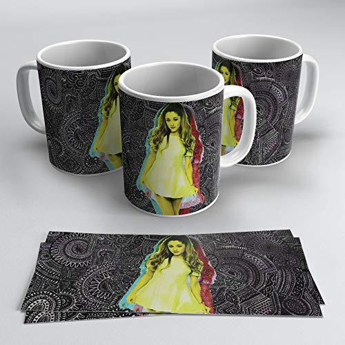 Keramiktasse von Ariadne, einer Sängerin, die eine sehr große berühmte Sängerin ist